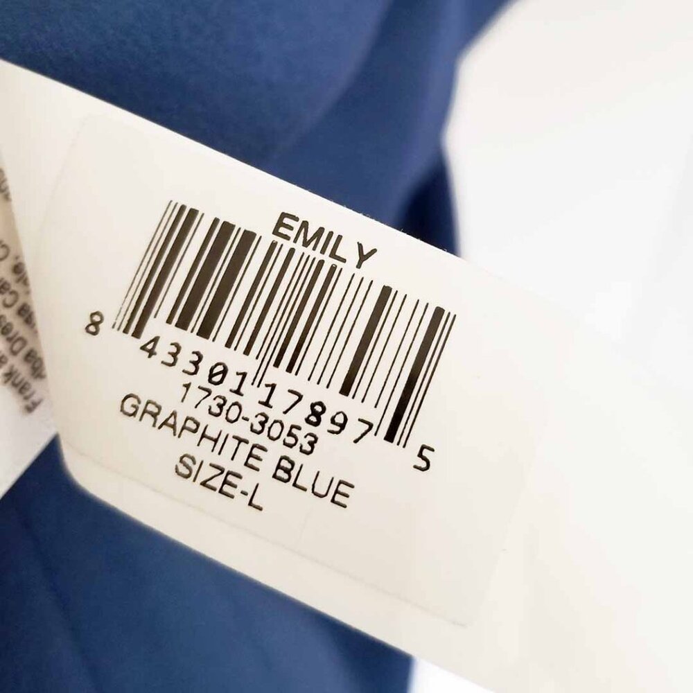 NEW Dress the Population Women's L Emily Midi Dress Graphite Blue Fit Flared NWT - Picture 6 of 11